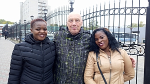 С ученицами, 2017 год